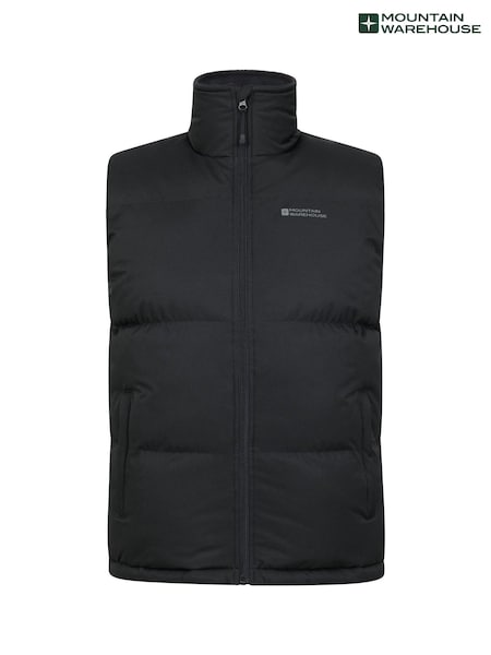 Mountain Warehouse Black Mens Rock Padded Gilet (B89426) | €53