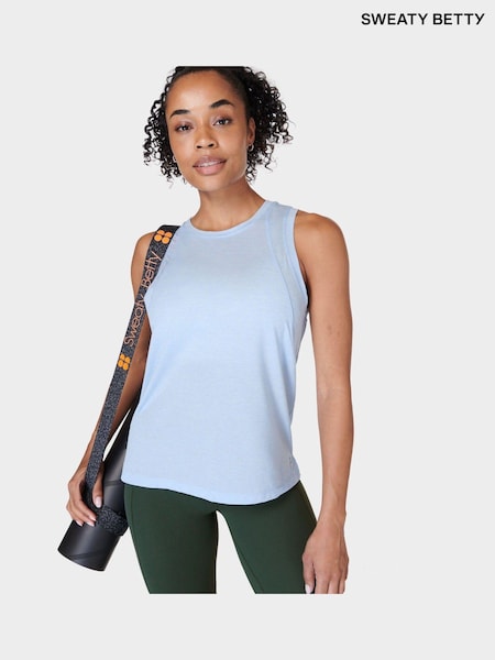 Sweaty Betty Breeze Blue Soft Flow Studio Tank (B89470) | €27
