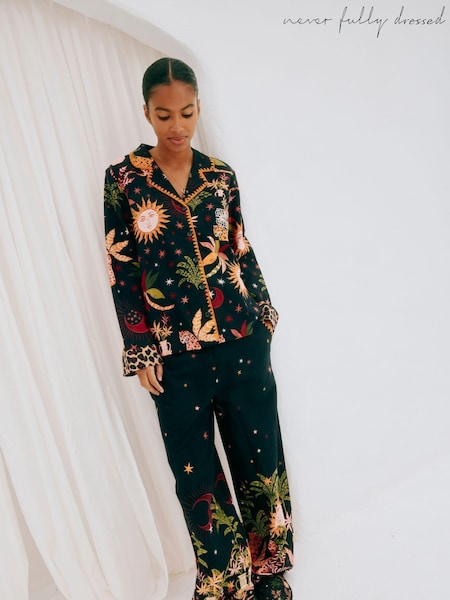 Never Fully Dressed 100% Cotton Button Through Pyjamas (B89827) | 307 LEI