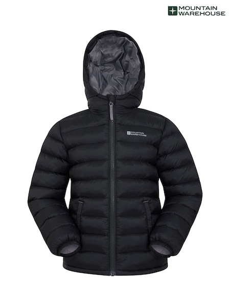 Musta - Mountain Warehouse Kids Seasons Ii Water Resistant Padded Jacket (B89879) | €63