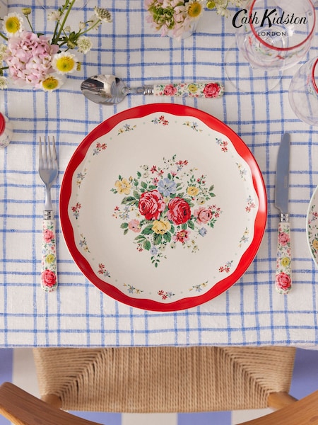 Cath Kidston Sage Feels Like Home Set of 4 Dinner Plates (B89983) | €65