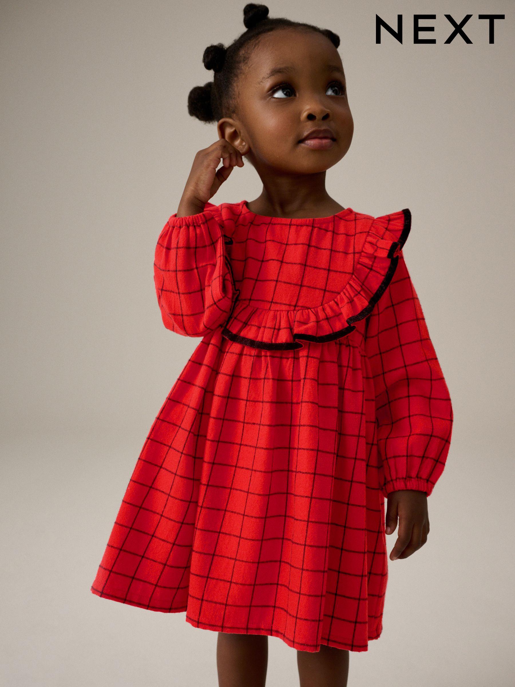 Next girls red dress on sale