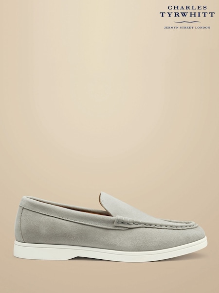 Charles Tyrwhitt Grey Charles Tyrwhitt Grey Slip-On Loafers (B90505) | €133
