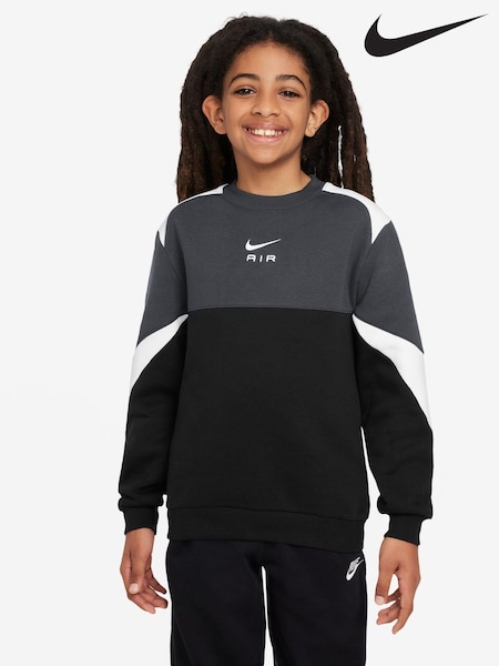 Nike Black Air Crew Sweatshirt (B90698) | €37