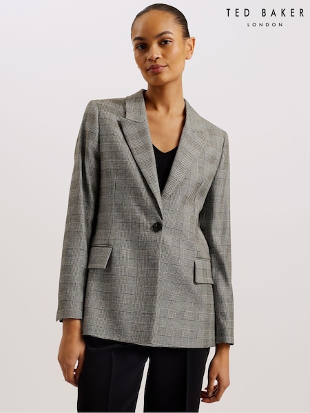 Ted Baker Grey Jommia Relaxed Fit Blazer (B90743) | €159