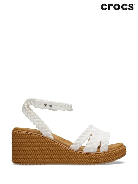 Crocs White Crocs Marble Brown Sandals (B91009) | €50