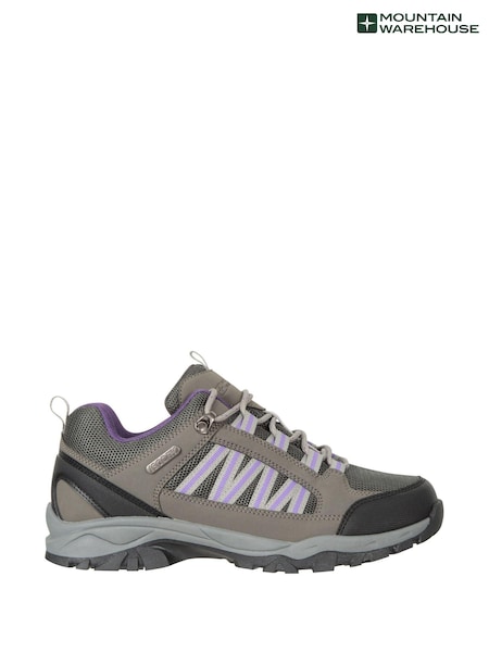 Mountain Warehouse Grey Womens Path Waterproof Walking Shoes (B91031) | ₪216
