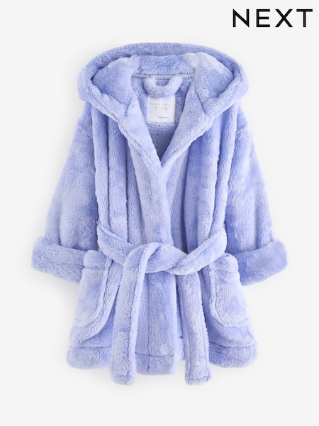 Blue Soft Touch Fleece Dressing Gown (9mths-16yrs) (B91059) | €8 - €13.50