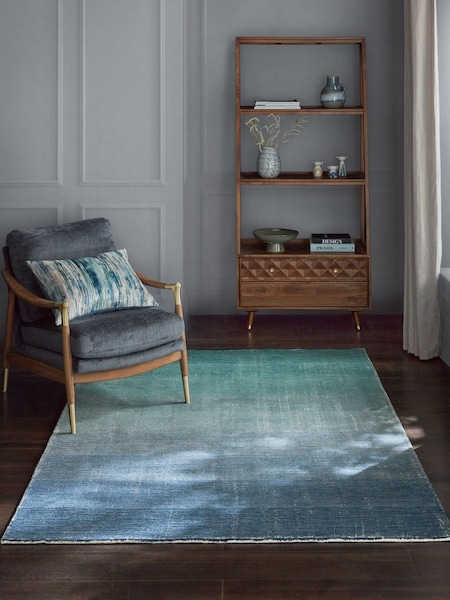 Blue Ezra Striped Rug (B91063) | €106 - €397