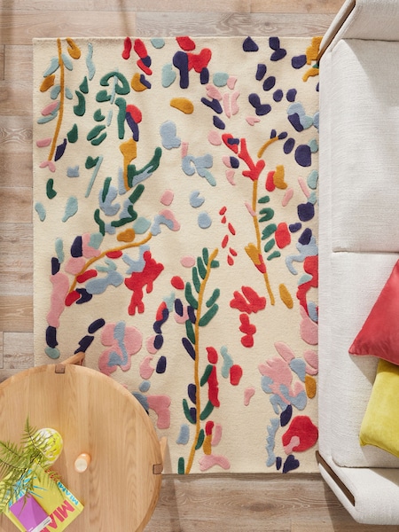 Multi Artily Floral Rug (B91116) | €126 - €364
