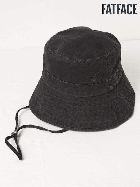 FatFace Black Bucket Hat (B91494) | €7.50