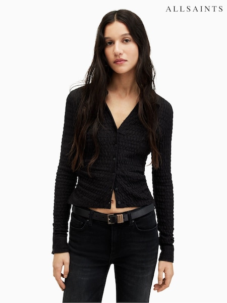 Noir - Allsaints Connie Shirt (B91496) | €138
