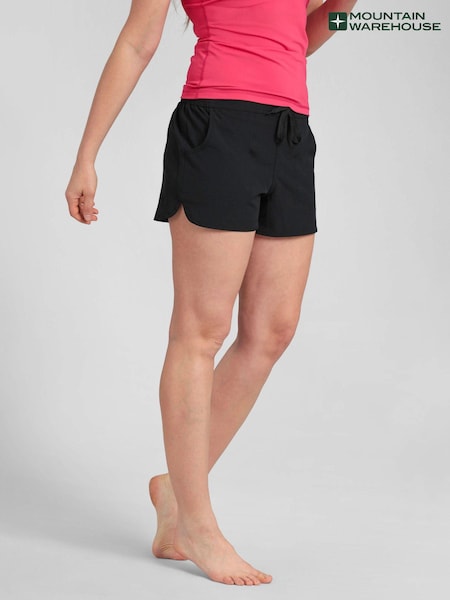 Mountain Warehouse Black Womens Stretch Board Shorts (B91726) | €30