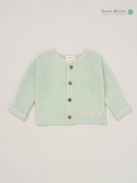 Homegrown 100% Organic Cotton Knitted Cardigan (B91876) | € 24