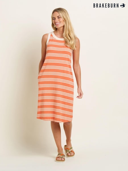 Brakeburn 100% Cotton Ava Stripe Sleeveless Dress (B91901) | 27 €