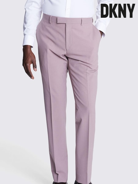 DKNY Dusty Pink Slim Fit Suit - Trousers (B92271) | €99