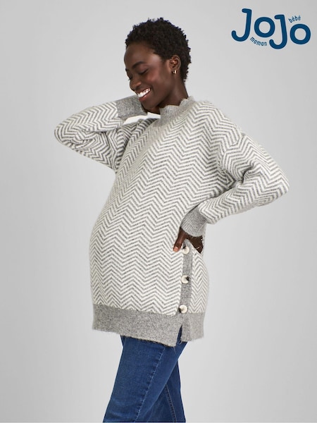 JoJo Maman Bébé Turtle Neck Maternity & Nursing Jumper (B92289) | 67 €