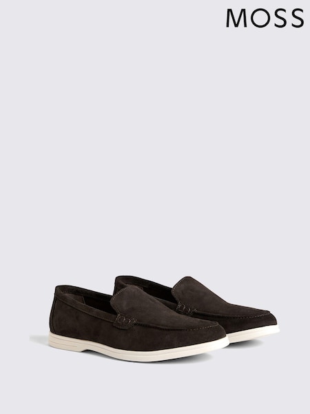 Ruskea - Moss Lewisham Suede Casual Loafers (B92413) | €110