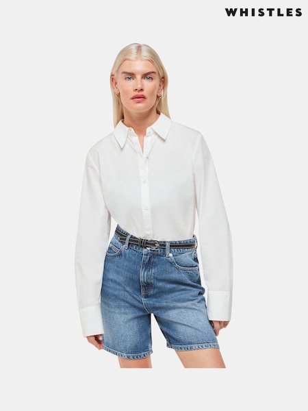 Whistles 100% Cotton Authentic Denim Shorts (B92448) | 514 LEI