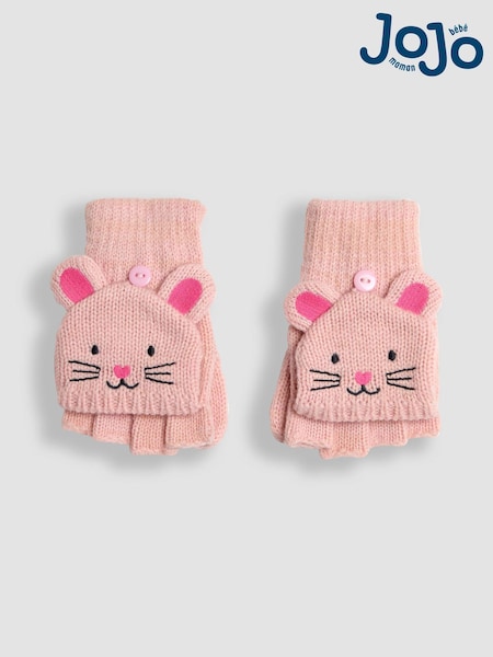 JoJo Maman Bébé Mouse Novelty Mittens With Fingers (B92456) | 25 €