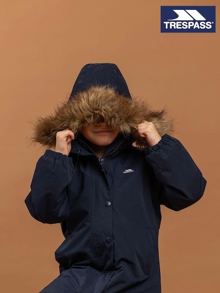 Trespass Blue Waterproof Astound Rainwear Jacket (B92540) | €21