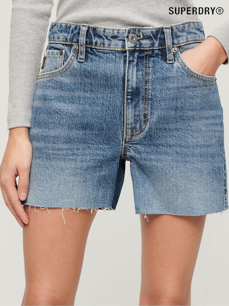 Superdry Mid Rise Cut off Shorts (B92627) | €0