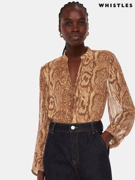 Whistles Animal Serpent Shirt (B92864) | €56