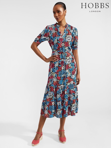 Hobbs Black Petite Sia Dress (B92941) | €203