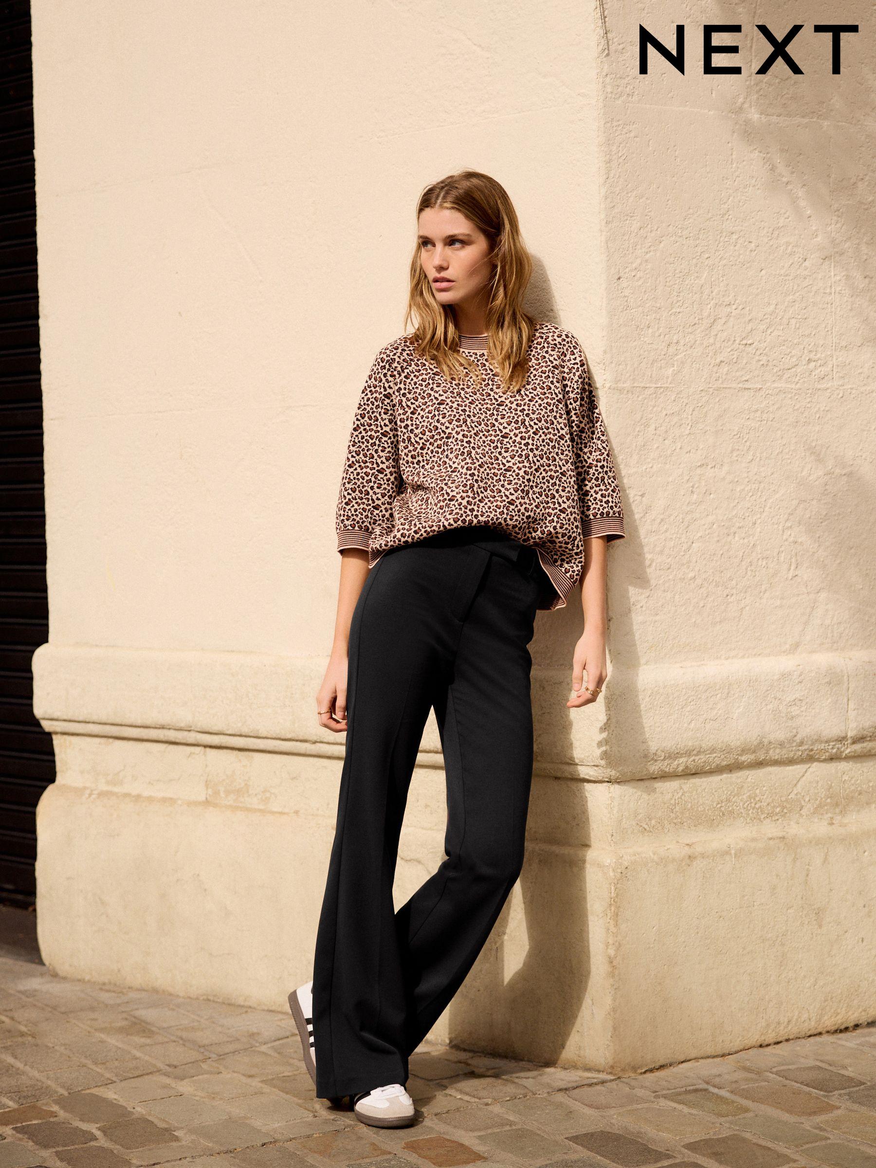 Next trousers black deals