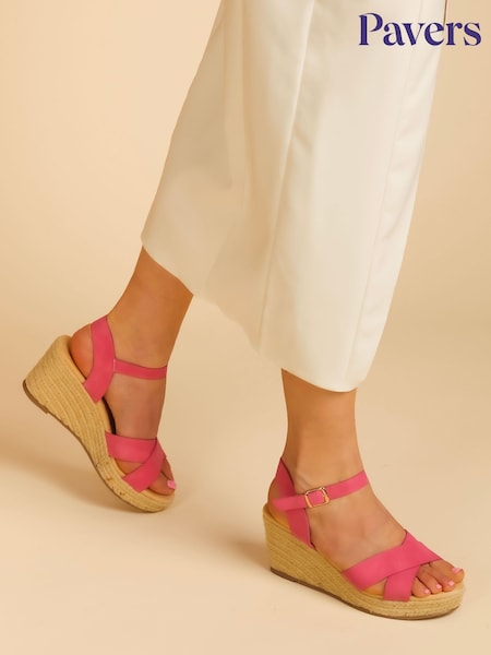 Розовый - Pavers Lightweight Platform Espadrilles (B93121) | €46