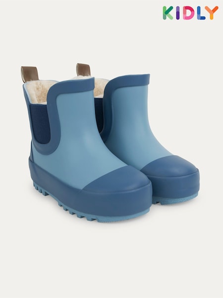 KIDLY By MORI Cosy Fleece Lined  Short Wellies (B93159) | €29