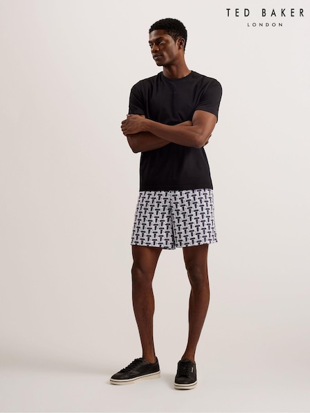Ted Baker Black Rhins Printed T-Shirt (B93203) | €44