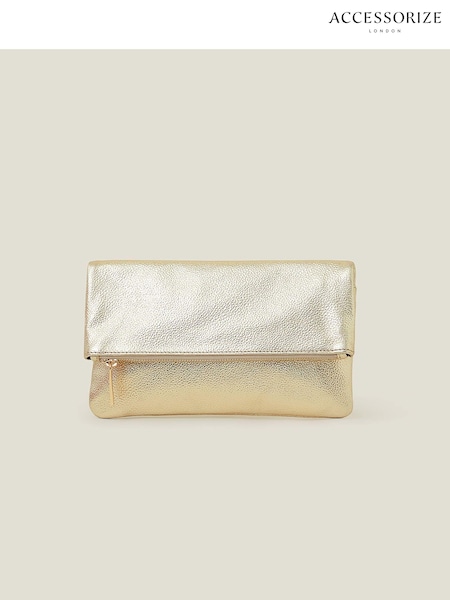 Accessorize Leather Fold Over Clutch (B93210) | 50 €
