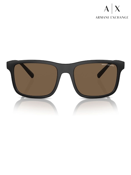 Armani Exchange Ax4145S Rectangle Black Sunglasses (B93394) | €94