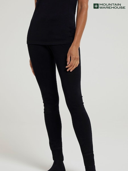 Mountain Warehouse Black Merino II Womens Thermal Trousers (B93399) | $76