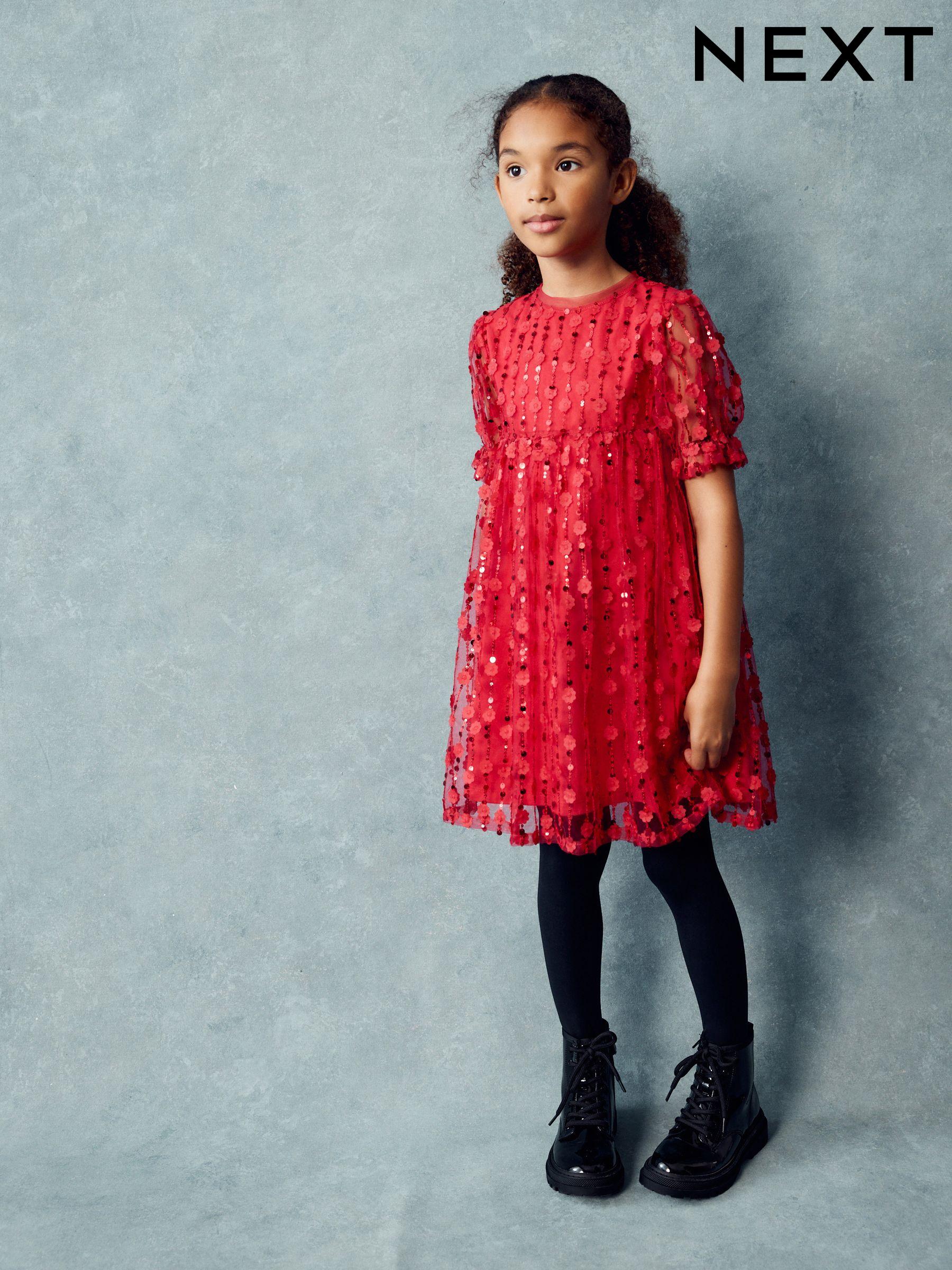 Girls sequin party dress deals