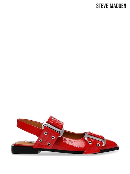 Roșu - Pantofi Steve Madden Grand Avenue cu cataramă (B93689) | 501 LEI