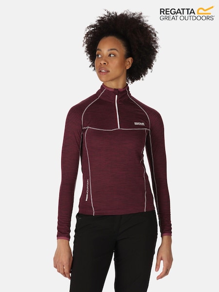 Regatta Purple Womens Yonder Half Zip Fleece (B93851) | €21