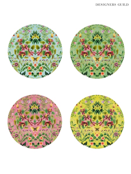 Designers Guild Ikebana Damask Side Plates Set Of 4 (B93935) | ‏221‏₪