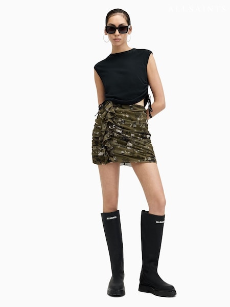 AllSaints Green Gloria Kora Skirt (B93939) | €60