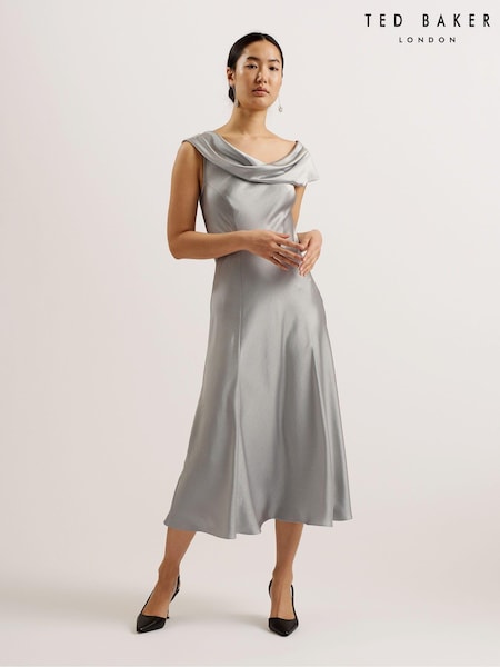 Ted Baker Grey Fit Osamu Cropped Box Jacket (B94038) | €140