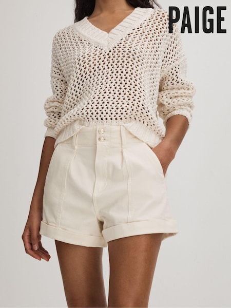 Hiekka - Paige High Rise Shorts With Turned-up Hems (B94257) | €347
