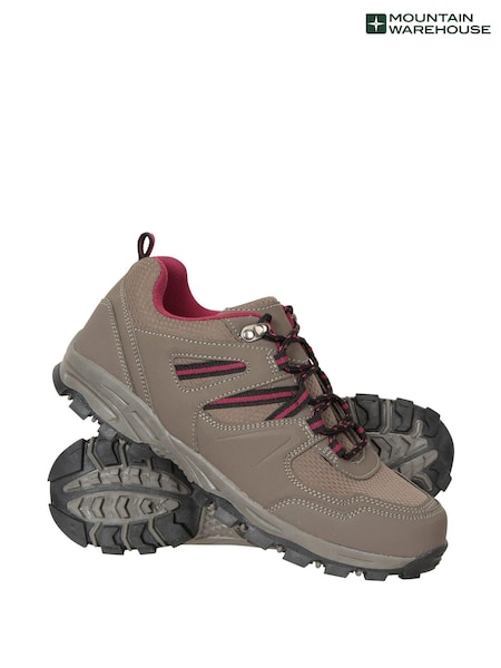 Коричневый - Mountain Warehouse Wide Fit Mcleod Womens Walking Shoes (B94404) | €53