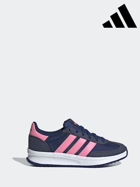 adidas Navy/Pink Run 70s 2.0 Trainers (B94450) | R$ 375
