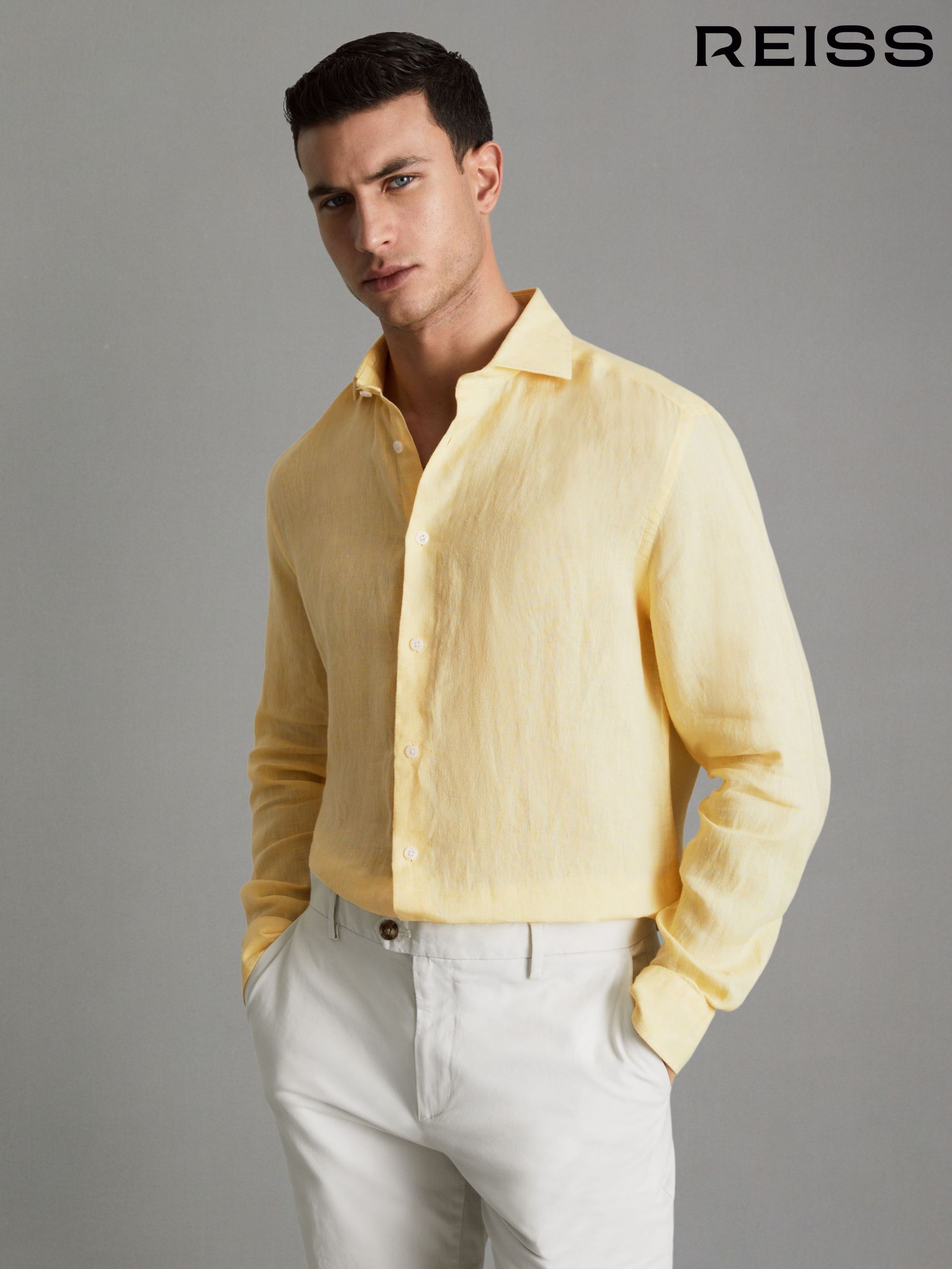 Yellow summer shirts top