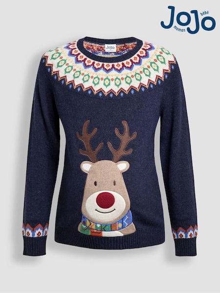 Jojo Maman Bébé Reindeer Jumper (B94615) | €68