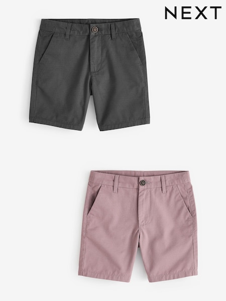 Gris antracita/rosa - Chino Shorts 2 Pack (3-16yrs) (B94689) | 21 € - 35 €