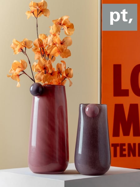 pt, Soft Purple Bolita Glass Vase Medium (B94807) | €71