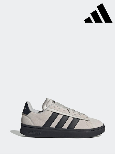 adidas Grey/Black Grand Court Alpha 00's Trainers (B94841) | AED233