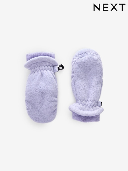 Lilac Purple Fleece Mittens (3mths-6yrs) (B94955) | AED25 - AED28